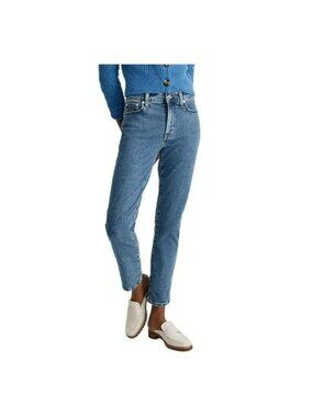 New Madewell Mid-Rise Perfect Vintage Jeans Womens 25 Blue Denim Womens Fair Tra
